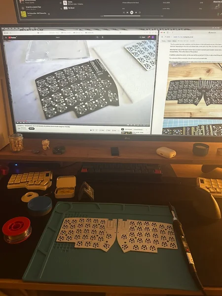 Soldering the Lily58